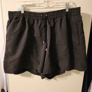Cacique Lane Bryant Swim Shorts, 18/20 Black